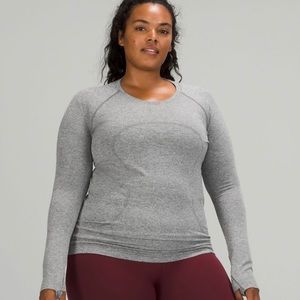 Lululemon Gray Swiftly Tech Long Sleeve Shirt 2.0